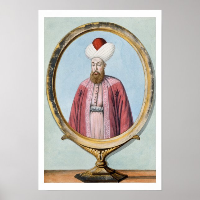 Poster Amurath (Murad) I (1319-89), Sultan 1359-89, de (Devant)