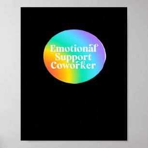 Poster Amusant d'aide émotionnelle