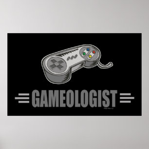 Poster Amusant jeu vidéo