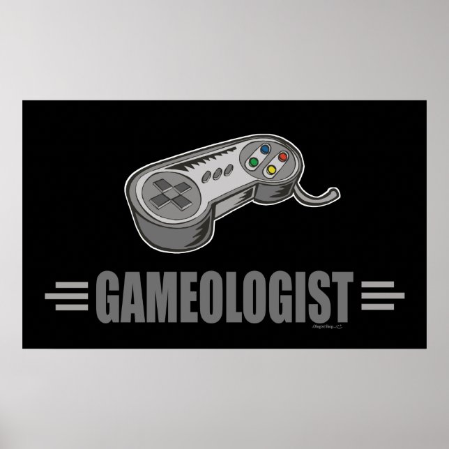 Poster Amusant jeu vidéo (Devant)