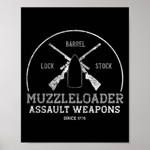Poster Amusant Muzzleloader Accessoires Long Range Rifle 