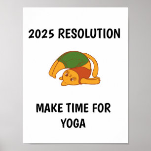 Poster Amusant Prenez le temps pour le yoga Wall art