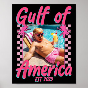Poster Amusant Trump Chemise Golfe Des Etats-Unis Est 202