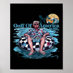Poster Amusant Trump Golfe Des États-Unis Amérique Est 20