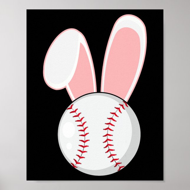 Poster Amusants Bonnet De Baseball Pâques Enfants Garçons (Devant)