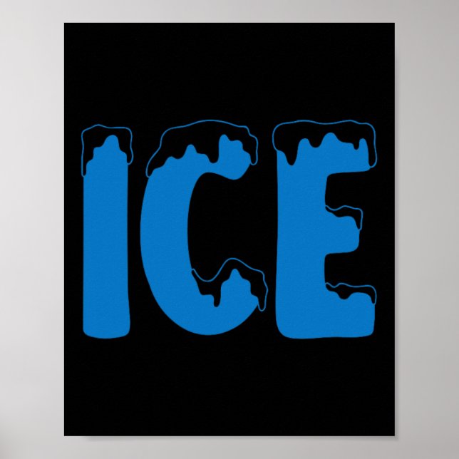Poster Amusants Famille Halloween Costume Ice et Ba (Devant)