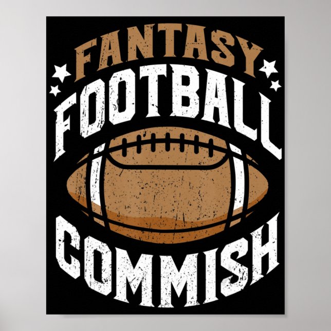 Poster Amusants Imaginaire Football Commish Commissaire H (Devant)
