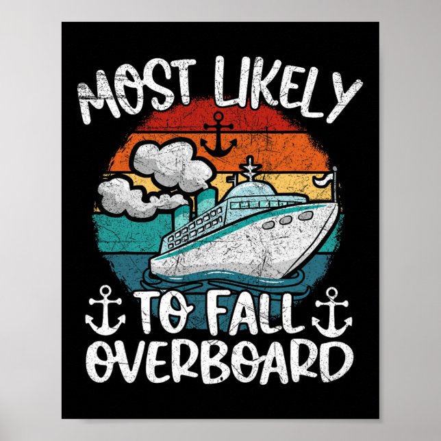 Poster Amusants Voyageurs De Croisières En Famille Les Pl (Devant)