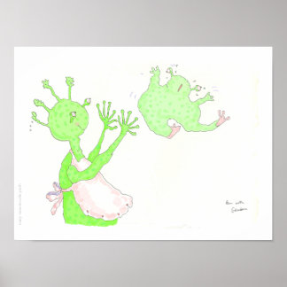 Poster Amusez-vous avec grand-mère !