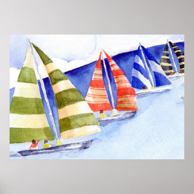 Poster Amusez-vous avec les voiles (Devant)