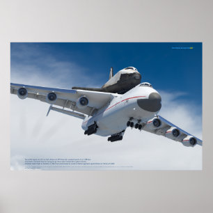 Poster An-225 Mriya & Buran : légendes de l'espace
