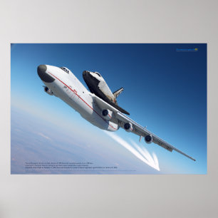 Poster An-225 Mriya & Buran : Légendes de l'Espace