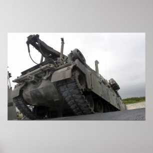 Poster An M88A2 Hercules Recovery Vehicle