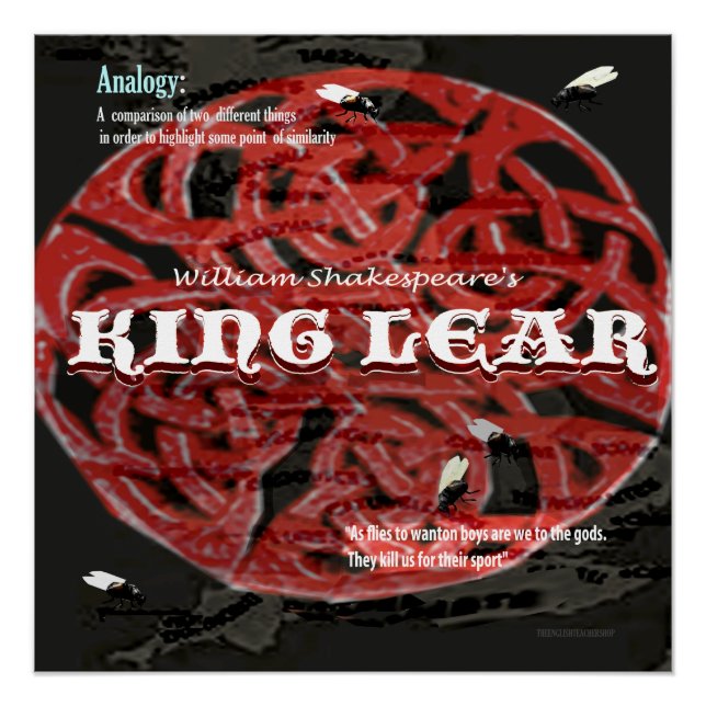 Poster Analogie du roi Lear (Devant)