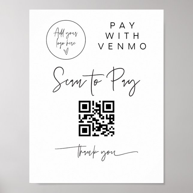 Poster Analyser le code QR Signer barre de Mariage Valet  (Devant)