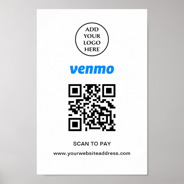 Poster Analyser pour payer Logo ici Entreprise Entreprise (Devant)