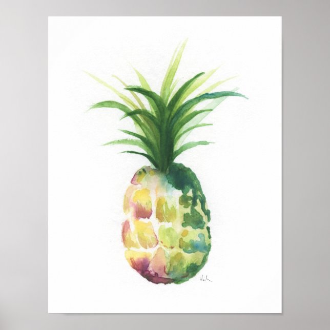 Poster Ananas (Devant)