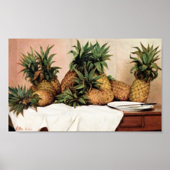 Poster Ananas Francisco Oller (Devant)
