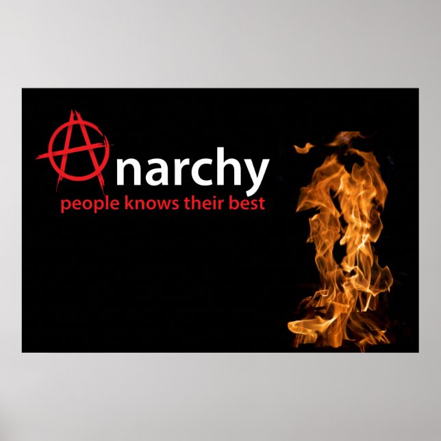 Poster Anarchie (Devant)