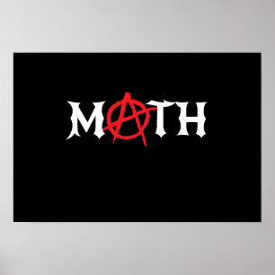Poster Anarchie de maths