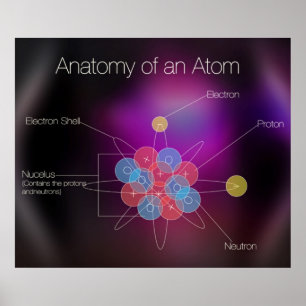 Poster Anatomie d'un atom