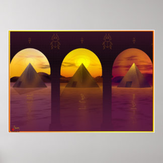 Poster Anatomie d'un coucher de soleil