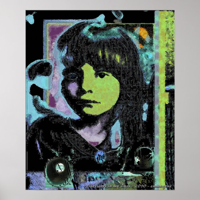 Poster Ancêtres dans mes yeux Imprimer (Devant)