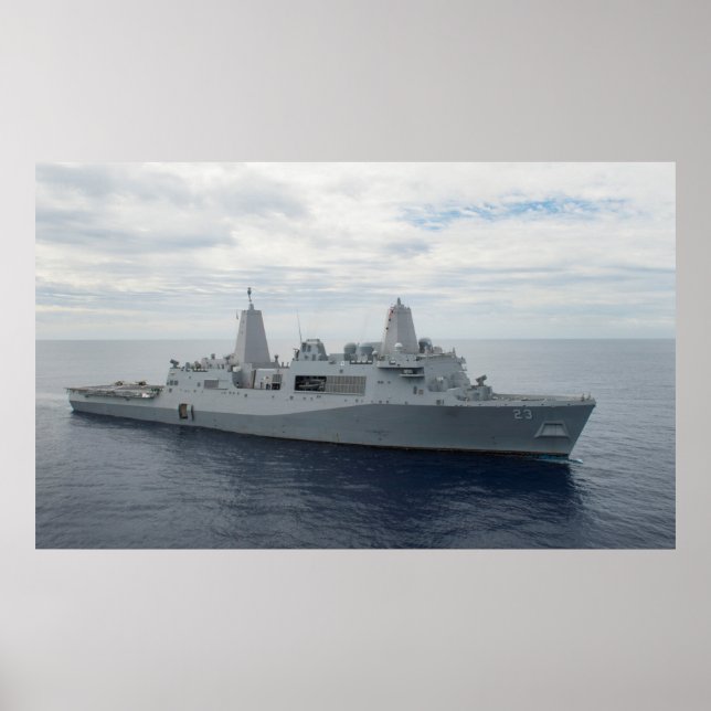 Poster Anchorage USS (LPD 23) (Devant)