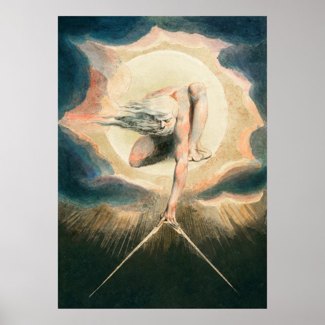 Poster Ancien des jours Fixer une boussole à la Terre (Devant)