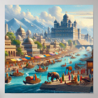 Poster Ancien Empire Gangaridaï