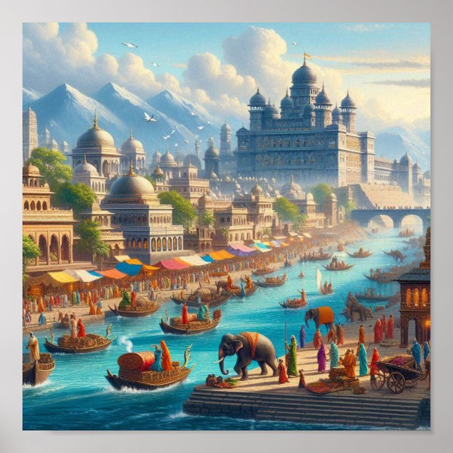 Poster Ancien Empire Gangaridaï (Devant)