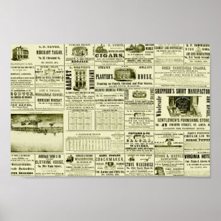 Poster Ancien journal