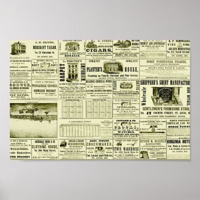 Poster Ancien journal (Devant)