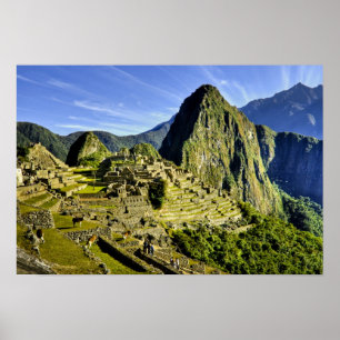 Poster Ancien Machu Picchu, dernier refuge du