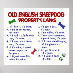 POSTER ANCIEN MODÈLE ANGLAIS PL2