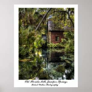 Poster Ancien moulin de Floride