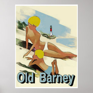 Poster Ancien phare de Barney, LBI