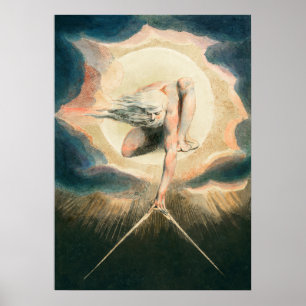 Poster Ancien temps à la Terre, un compas