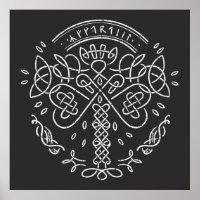 Ancien Viking Celtic Knotwork - Arbre de vie