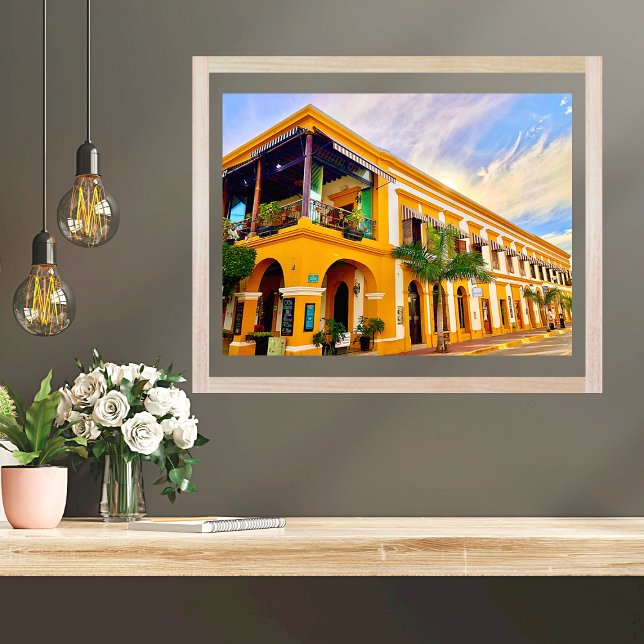 Poster Ancienne demeure colorée (Créateur téléchargé)