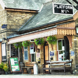 POSTER ANCIENNE GARE