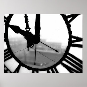 Poster Ancienne horloge