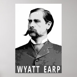 POSTER ANCIENNE LÉGENDE OCCIDENTALE WYATT EARP
