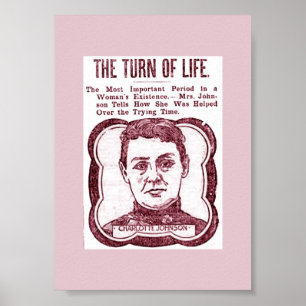 Poster Ancienne ménopause Annonce Vintage Image