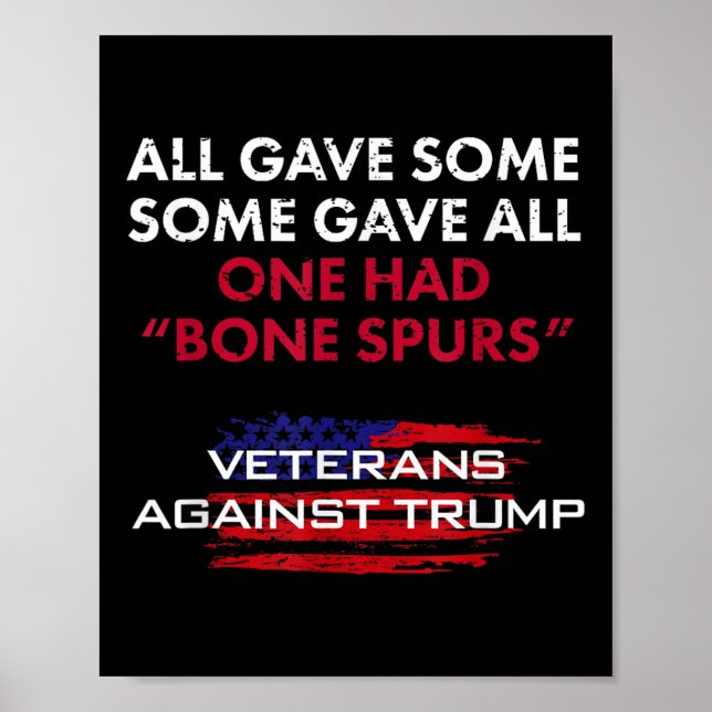 Poster Anciens Combattants Anti-Trump Bone Dodger Spurs P (Devant)