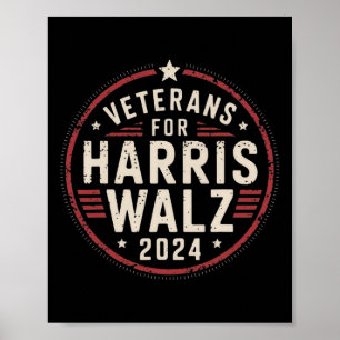 Poster Anciens Combattants Pour Harris Waltz Wheimer 2024