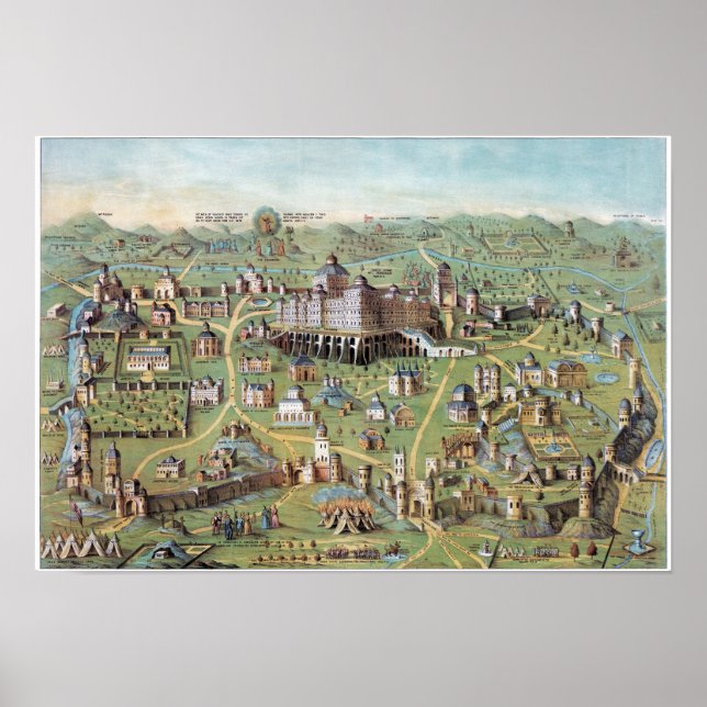 POSTER ANCIENT JÉRUSALEM (Devant)