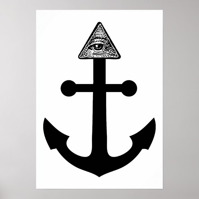Poster Ancre Illuminati (Devant)