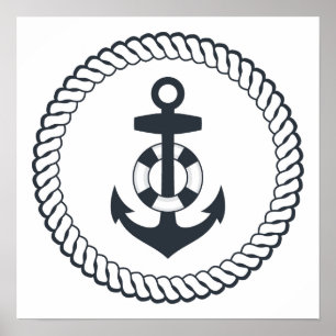 Poster Ancre mignonne