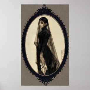 Poster Anders Zorn, l'affiche de veuve